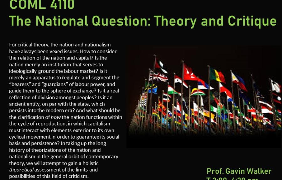 COML 4110 The National Question
